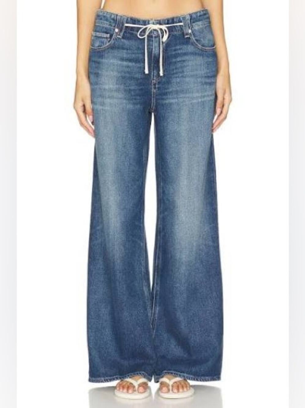 PAIGE Zoey With Tie Jeans in Jazz Club Women's 31